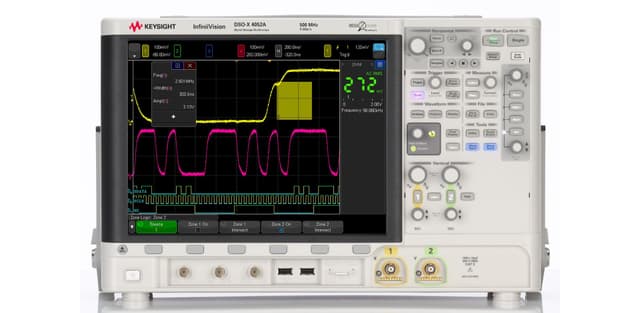 DSOX4052A Oscilloscope: 500 MHz, 2 Analog Channels