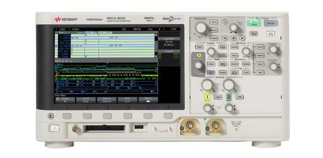 MSOX3032A Oscilloscope: 350 MHz, 2 Analog Plus 16 Digital Channels
