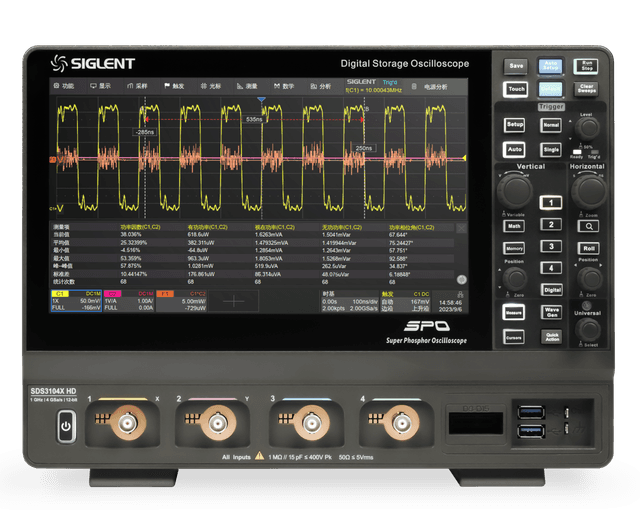 Siglent SDS3104X-HD Oscilloscope: 500 MHz