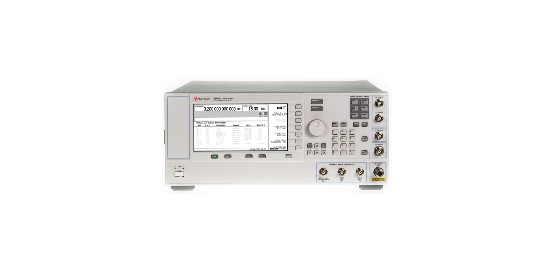 E8663D PSG RFAnalogSignal Generator, 100 kHz to 9 GHz